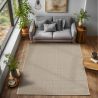 Tapis rectangle uni courtes mèches contemporain Ceroti