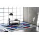 Tapis abstrait coloré moderne plat Sithe