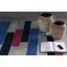 Tapis abstrait coloré moderne plat Sithe
