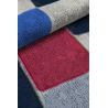 Tapis abstrait coloré moderne plat Sithe