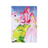 Tapis princesse pour chambre de fille lavable en machine Olga