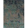 Tapis design noué main laine et soie de bambou Heritage