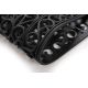 Tapis de propreté noir résistant Mena