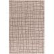 Tapis abstrait effet 3D design argenté Ossa