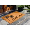 Tapis coco d'entrée naturel Theko