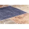 Tapis ethnique plat patchwork multicolore Fiona