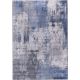 Tapis design plat abstrait bleu Gino