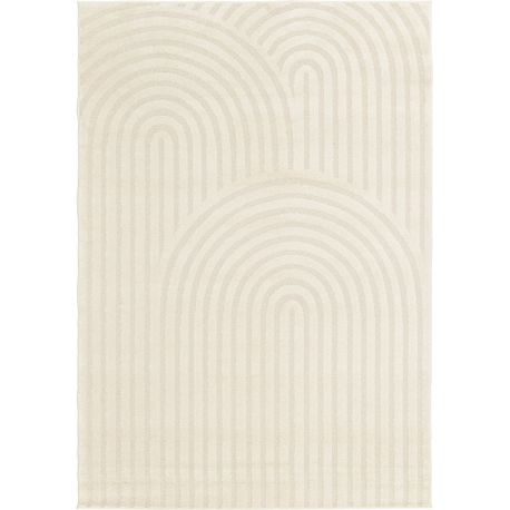 Tapis design géométrique à poils ras Loveo