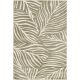 Tapis floral olive moderne rectangle Lamone