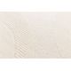 Tapis moderne crème courbe rectangle Kasai
