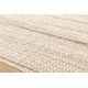 Tapis laine et jute fait main naturel Karma