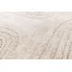 Tapis doux abstrait beige moderne Nazar