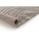 Tapis gris moderne doux abstrait Blake