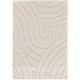 Tapis abstrait doux beige moderne Archie