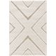 Tapis moderne crème effet 3D Sverker
