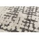 Tapis vintage recyclé marron rayé plat Sigvard Mats