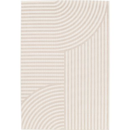 Tapis recyclé extérieur et intérieur plat moderne Aicha