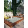 Tapis plat extérieur et intérieur mosaïque Linnea
