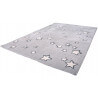 Tapis rectangle pour enfant gris Sweet Dream Nattiot