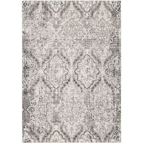 Tapis vintage plat extérieur et intérieur rayé Iben