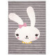 Tapis enfant gris en polypropylène Bonnie Nattiot