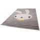 Tapis enfant gris en polypropylène Bonnie Nattiot