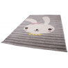 Tapis enfant gris en polypropylène Bonnie Nattiot