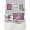 Tapis pour chambre de bébé rectangle Lucero Nattiot