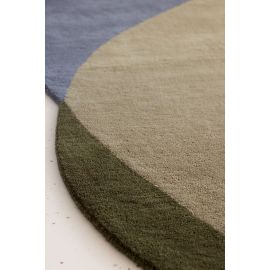 Tapis moderne tufté laine original Element Chad