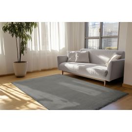 Tapis longues mèches extra doux uni design Faya