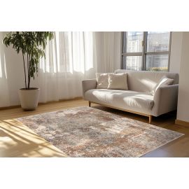 Tapis abstrait moderne rectangle rayé Olya