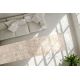 Tapis abstrait crème design intérieur Zuri