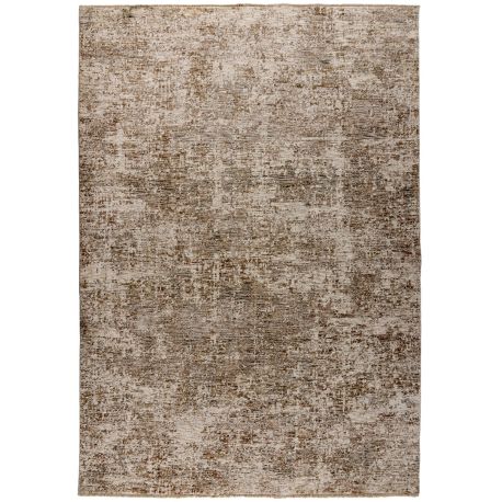 Tapis abstrait crème design intérieur Zuri