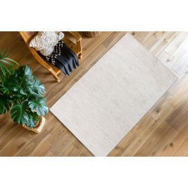Tapis crème rayé moderne Yaro