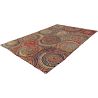 Tapis graphique multicolore jute et coton Sumo