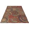 Tapis graphique multicolore jute et coton Sumo