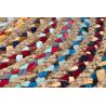 Tapis graphique multicolore jute et coton Sumo