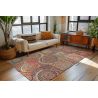 Tapis graphique multicolore jute et coton Sumo