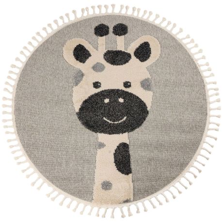 Tapis enfant relief avec franges Elva
