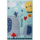 Tapis chambre enfant rectangle lavable en machine Aranda