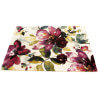 Tapis contemporain à motifs fleuris multicolore Tambo