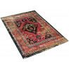 Tapis vintage contemporain rouge pour intérieur Ratch