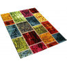 Tapis patchwork multicolore pour chambre Emmett