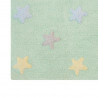 Tapis enfant en coton Tricolor Stars Lorena Canals