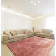 Tapis doux en polyester rose shaggy Marnie