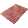 Tapis doux en polyester rose shaggy Marnie