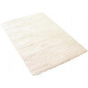 Tapis shaggy en polyester doux crème pour intérieur Tribar