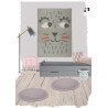 Tapis pour enfant vintage en coton Ralph Nattiot