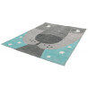 Tapis pour chambre d'enfant vintage en coton Annibal Nattiot