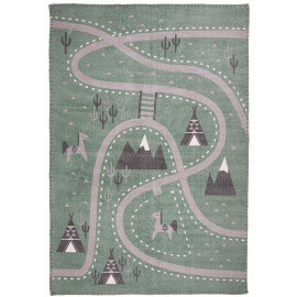 Tapis Little Western pour enfant en coton Nattiot